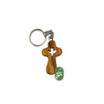Cross keychain with Dove - Image 2