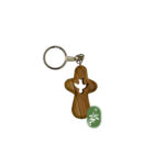 Cross keychain with Dove - Image 2