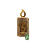 Nativity Scene in a Candle